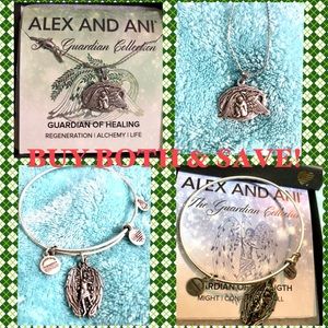 Alex and Ani Guardian Angel Set / Bundle / Lot 1 Necklace and 1 Bangle Bracelet